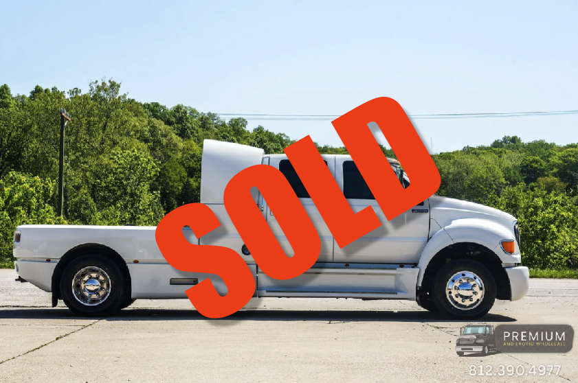 2001 Ford F650 Supercrewzer CAT Hauler Caterpillar 300